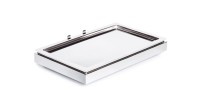 1er Set Cool Plates,, H8.5cm, chrom