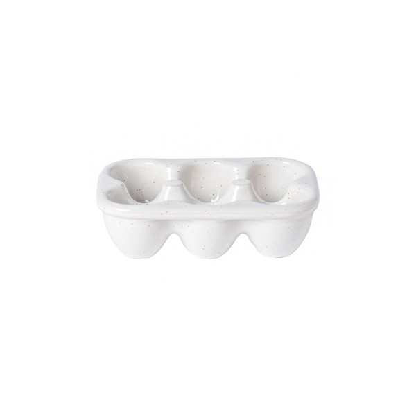 Fattoria Eierhalter für 6Stk. 18x12.5cm H5.1cm weiss