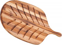 Teak Brotbrett "Canoe", 48x22.9x1.2 cm