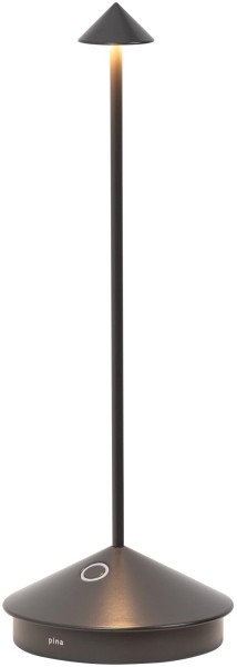 Pina Tischlampe 10.5x29cm titanium