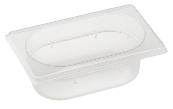 GN Behälter 1/9 Polypropylen H6.5cm semitransparent