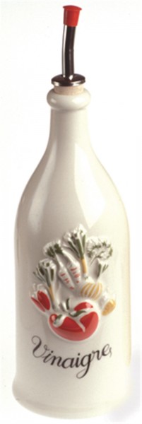 2x Provence Essigflasche, 25 cl, crème
