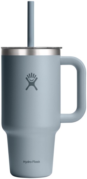 Reisebecher mit Trinkhalm 945ml shale gray