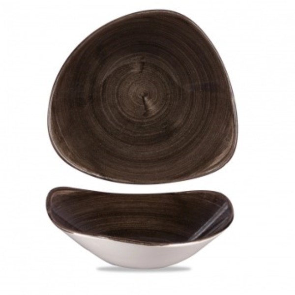 Stonecast Patina Iron Black Triangel Schüssel 23.5cm