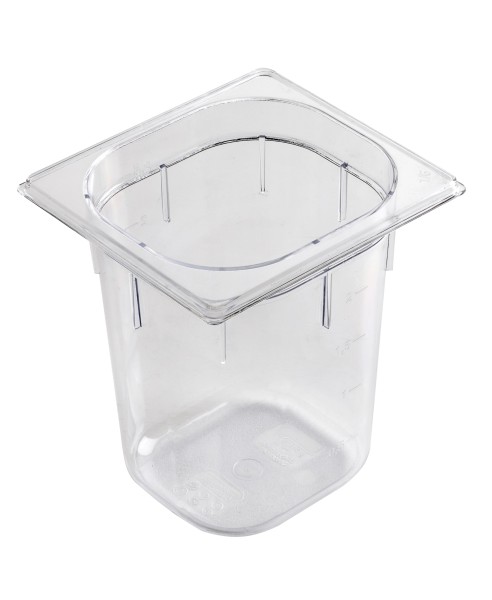 GN Behälter 1/6 Polycarbonat H20cm transparent