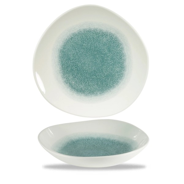 S.P. Raku Jade Green Organic Coupe Teller tief 25.3cm