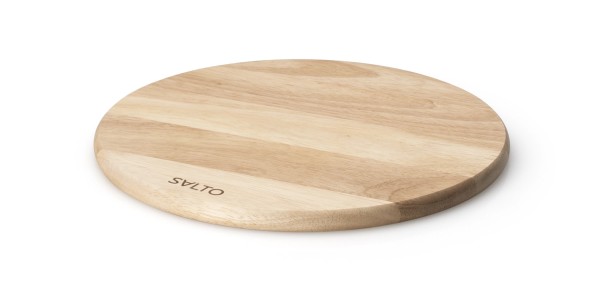 SALTO Vesperteller, Gummibaumholz