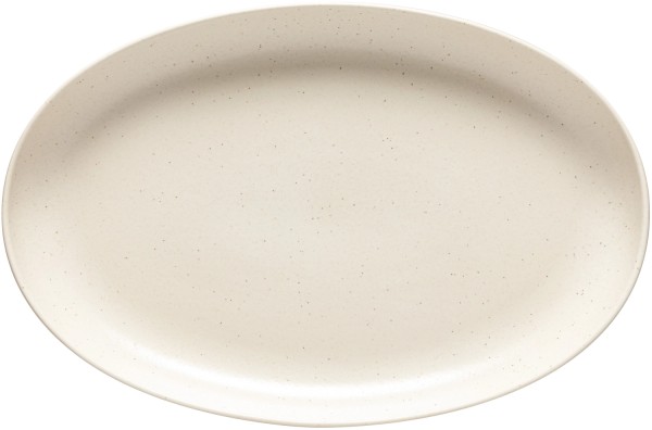 Pacifica Platte oval 40.8x26.3 H4.5cm vanilla