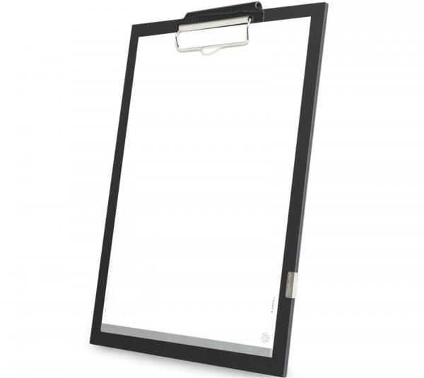 Notizblock-Halter Easy schwarz kroko A4