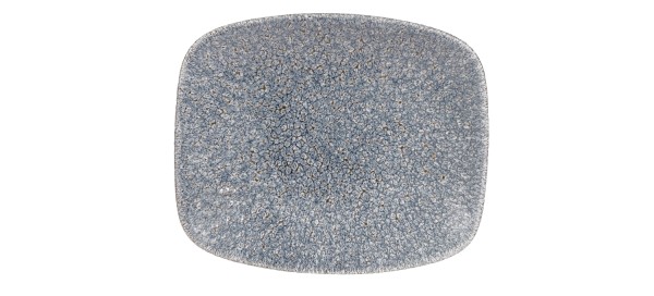 S.P. Raku Topaz Blue Platte rechteckig 15.4x12.6cm,