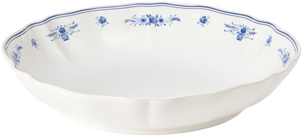 Vila Servierplatte 2.81l 34x33.7cm H6.4cm weiss blau