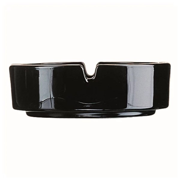Aschenbecher stapelbar schwarz D10.5cm