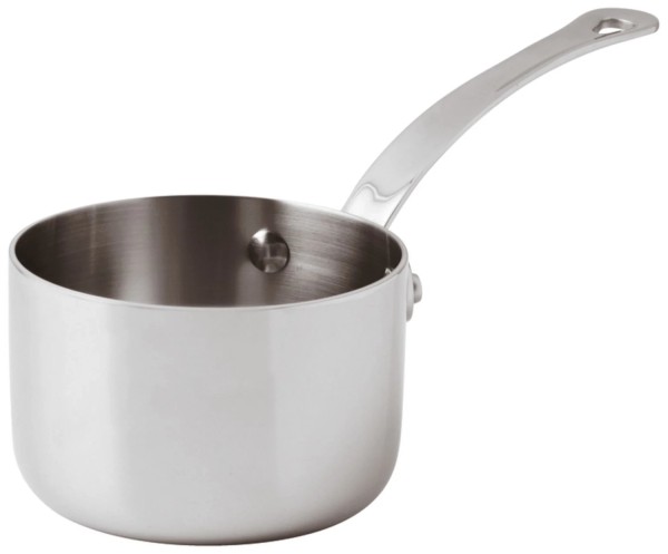 Mini Stielkasserolle D10cm H6.5cm edelstahl