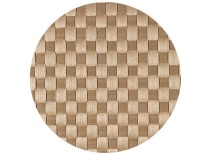 PP-Tischset gewebt, rund, beige, D36 cm