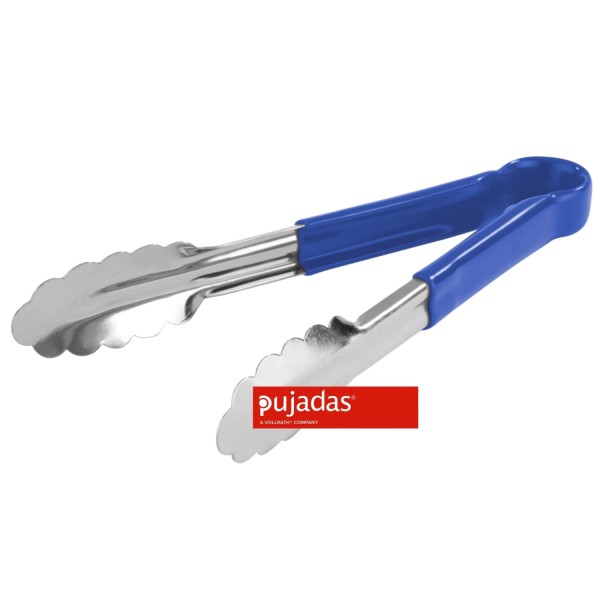 Buffetzange Griff blau 24cm