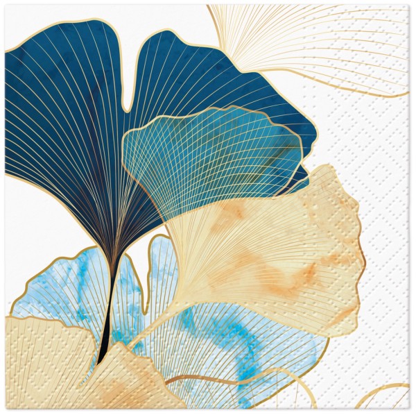 Servietten Cocktail 20x Stylish Ginko 25x25cm