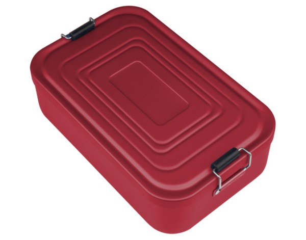 Lunchbox Alu L rot23x15x7cm
