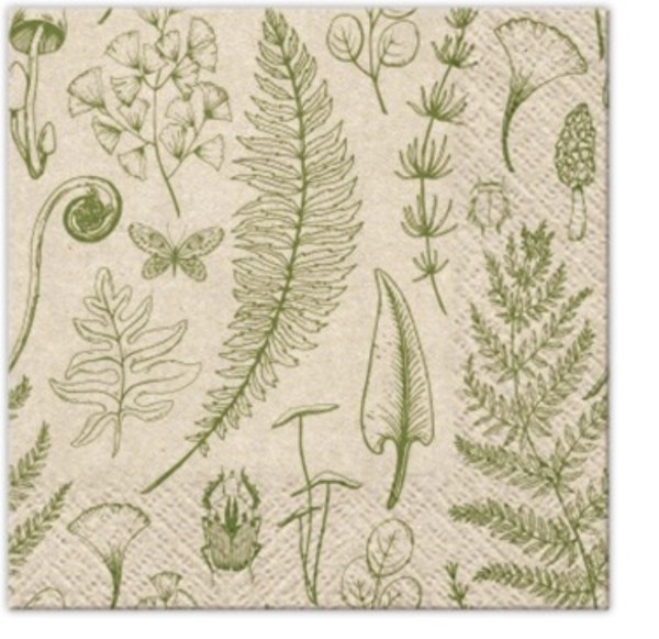 Servietten Cocktail 20x We Care forest nature, 25x25cm