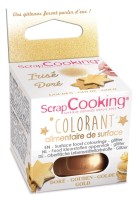 Lebensmittelpuder Glitzer Gold 5g