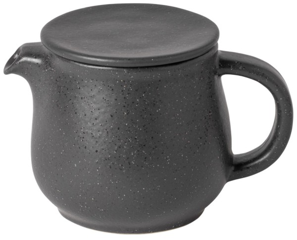 Roda Teekanne mit Infuser 0.5l 16x11cm Steingut schieferopt.