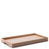 Collective Serviertablett LxB38x21cm Esche weiss