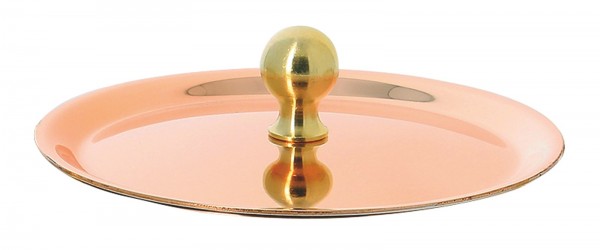 INOCUIVRE Deckel KupferEdelstahl Ø10cm mit Messinggriff