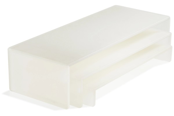 3er Set Sweety Tablar für Buffet weiss Nacryl