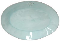 Nova Servierplatte oval 40x28.3cm H4.5cm turquoise