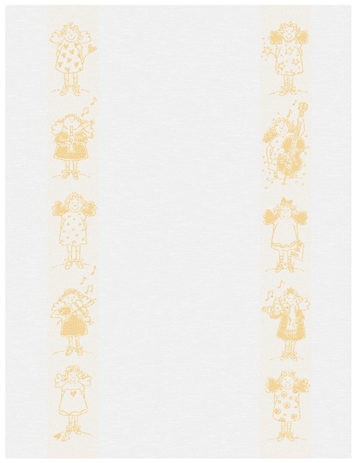 ENGEL MIT GEIGE GESCHIRRTUCH MEYER-MAYOR goldgelb