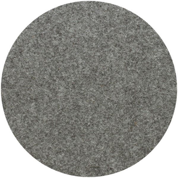 Wollfilz Untersetzer Flanell Melange rund D10cm