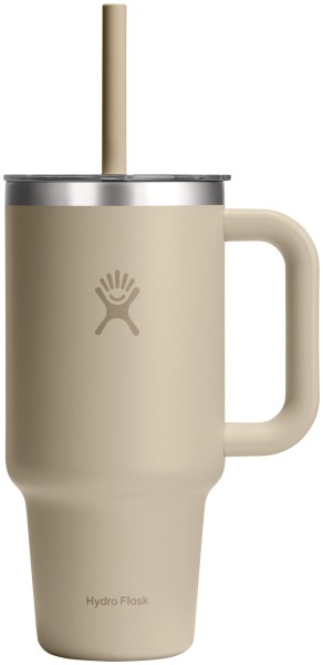 Reisebecher mit Trinkhalm 945ml oat