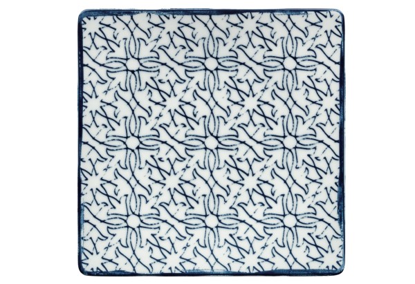 Shabby Chic 63074 Teller halbtief coupe eckig 16cm