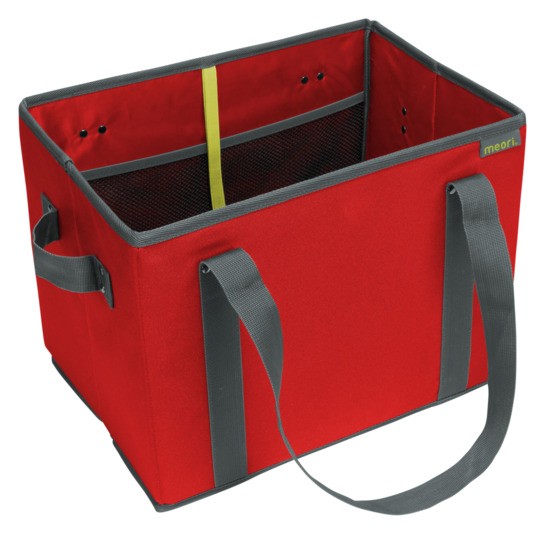 Einkaufskorb faltbar red