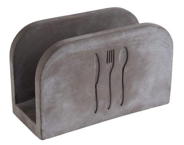 Serviettenhalter ELEMENT 16x7,5cm H10cm Beton