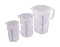 Messbecher graduiert 0.5 L.