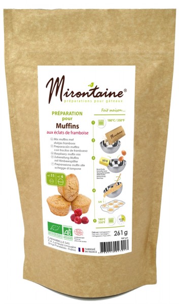 BIO Himbeer Muffins Backmischung, 260 g