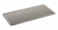 Servierteller rechteckig, Grau, 25x12 cm