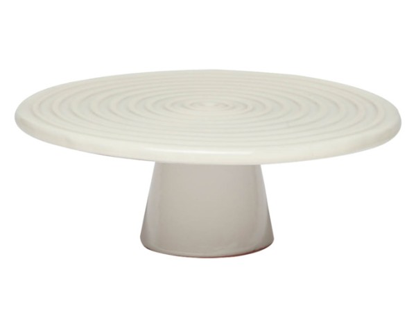 Teller a.Fuss weiss ø20cm