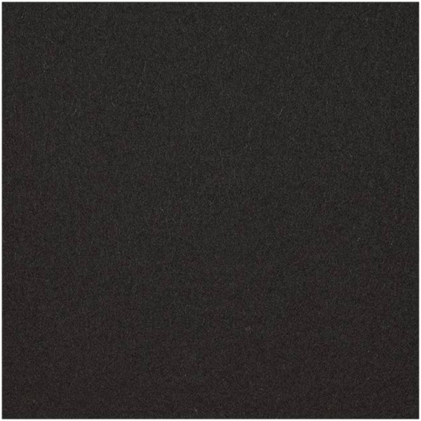 Wollfilz Untersetzer Schwarz 10x10cm