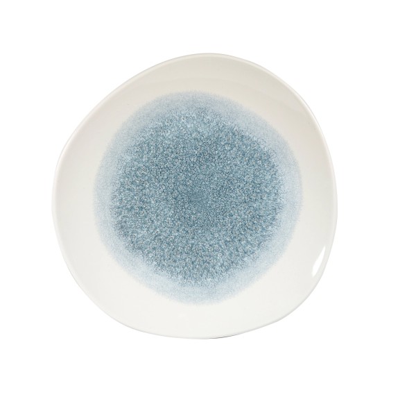 S.P. Raku Topaz Blue Organic Teller flach 26.4cm