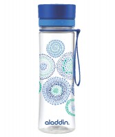 Aveo Wasserflasche "Kreis", 0.6 l, blau