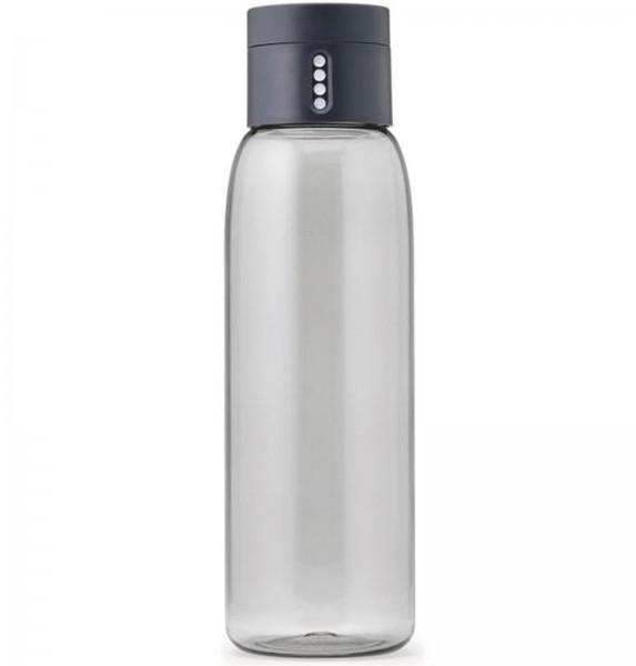 Dot Trinkflasche, transp. grau, 600 ml