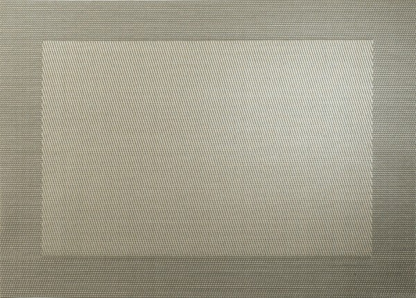 PVC Tischset gewebtem Rand 33x46cm metallic bronze