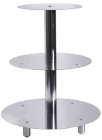 Etagen-Tortenständer, 3-stufig 20/26/32cm H: 39cm