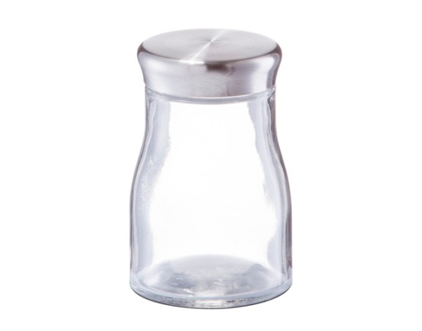 Gewürzdose Glas Inox ø6cm
