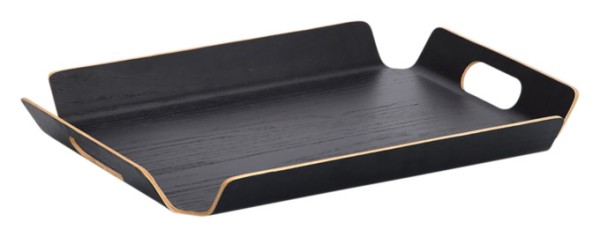 Serviertablett schwarz 44.5cm