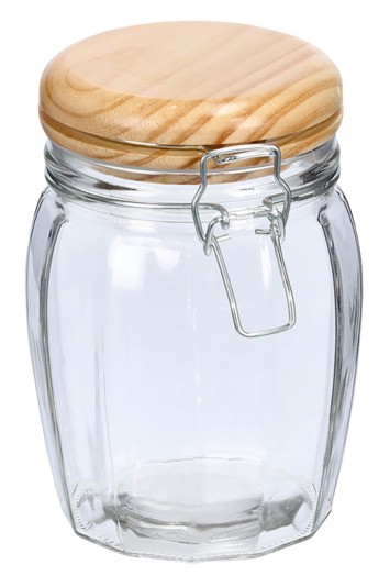 Vorratsg.m.Bügelv. 800ml Kief.