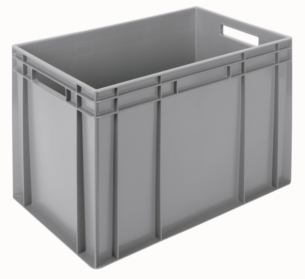 Behälter grau 60x40x42.6cm Standard Boden uWände geschlossen