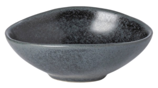 Livia Schale oval 80ml 10.3x7.9cm H3.6cm mattschwarz