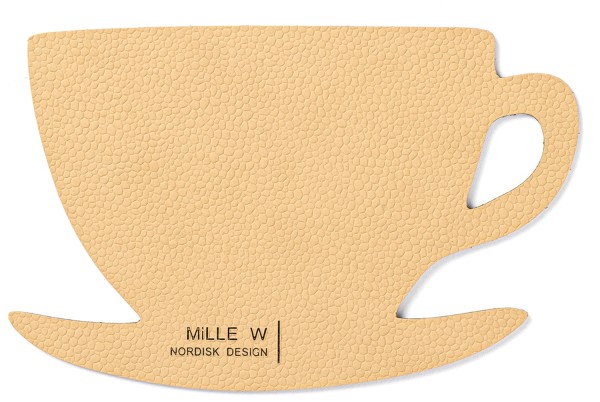 Untersetzer Kaffee beige